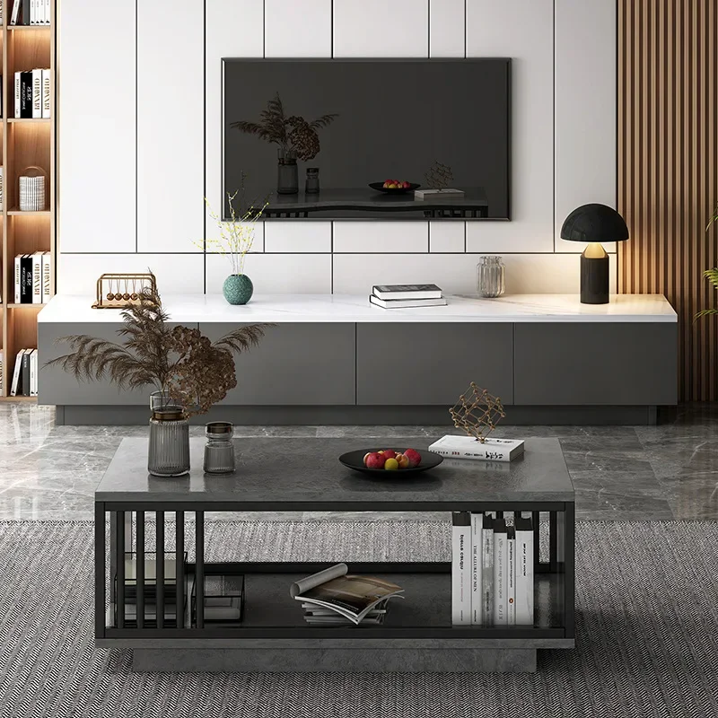 

Modern TV Consoles Cabinet Luxury Wooden Nordic Style Display TV Stand Living Room Moveis Para Casa Salon Furniture MQ50DS