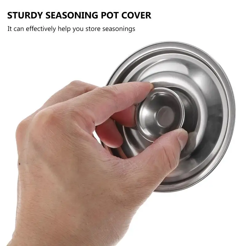 Description Picture 5 of itemStainless Steel Pot Lid Small Pan Lid Saucepan Cover Pots Cover Seasoning Pot Cover Saucepan Lid Small Cookware Lids for Pans