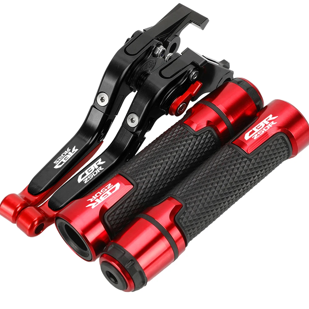

CBR 250R 2011-2017 2018 2019 2020 2021 Motorcycle Adjustable CNC Brake Clutch Levers Handlebar grips For Honda CBR250R CBR250 R