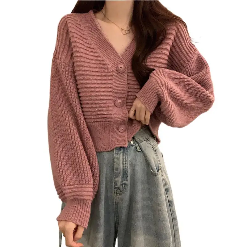 Women Long Sleeve Knitted Sweater