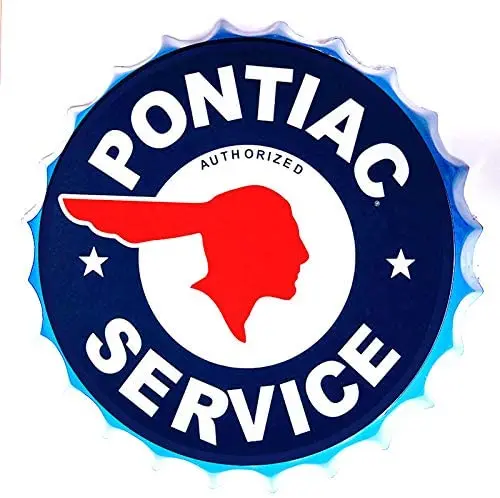 

Royal Tin Sign Bottle Cap Metal Tin Sign Classic Cars Service Repair Diameter 13.8 inches, Round Metal Sign for Home and Kitchen