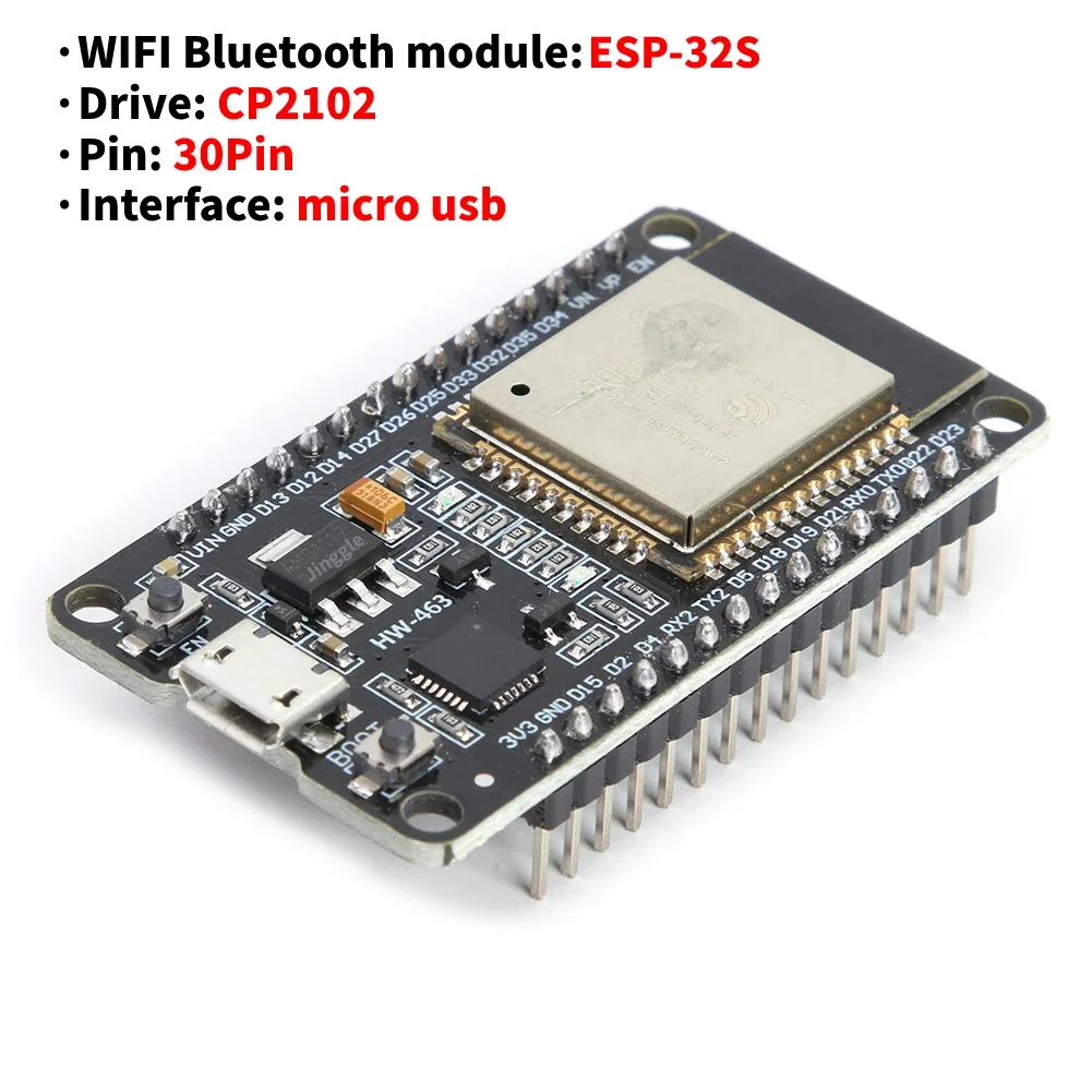 ตัวเลือกสินค้า บอร์ดพัฒนา E32 WiFi+บลูทูธ ประหยัดพลังงาน ดูอัลคอร์ 32S 32D/32U 32 บอร์ดขยาย