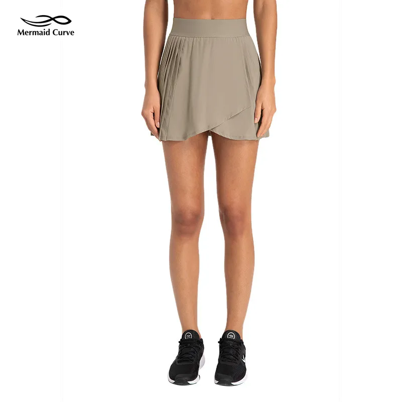 Mermaid Curve Women's Golf Shorts Side-Pleat High-Rise Tennis Skirts Running Skirt running skirts sports skirts