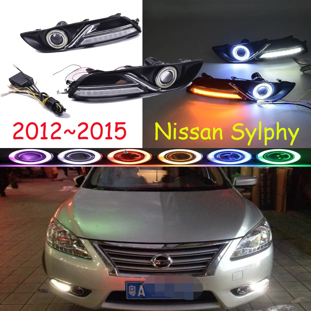 

Car Bemper Daylamp For Nissan Sylphy Daytime Light Sentra 2012~2015y Car Accessories For LED Headlight DRL Sylphy Fog Light