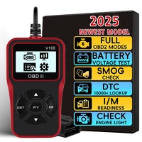V100 Car Diagnostic Tools OBDII EOBD Auto Accessories Universal Plug and Play Digital Display OBD 2 Scanner OBD2 Code Reader 1