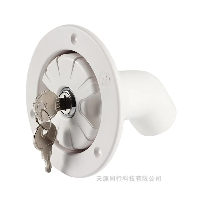 

white water inlet of RV filler gravity auto drive trailer car roof tent mouth water injection Water filling port auto water tank