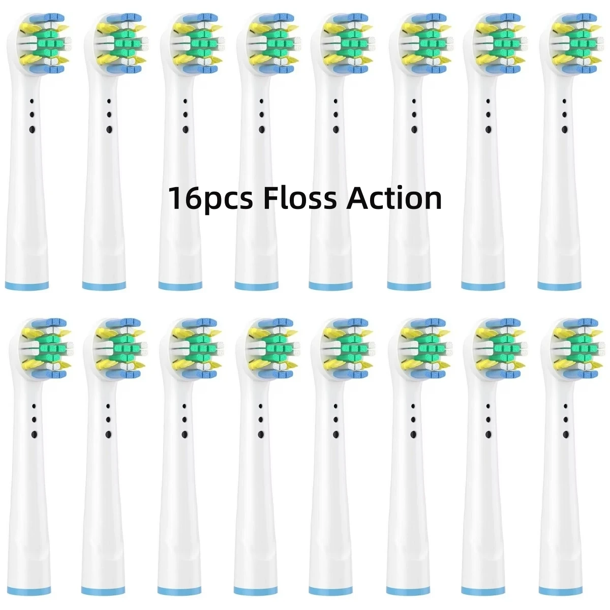 Premium Replacement Brush Heads - Pack of 16/20 for Sensitive and Cross Action Cleaning