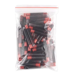 High-Quality Fountain Pen Ink Cartridges - 50 Pack for Fine Writing and Calligraphy (Red)