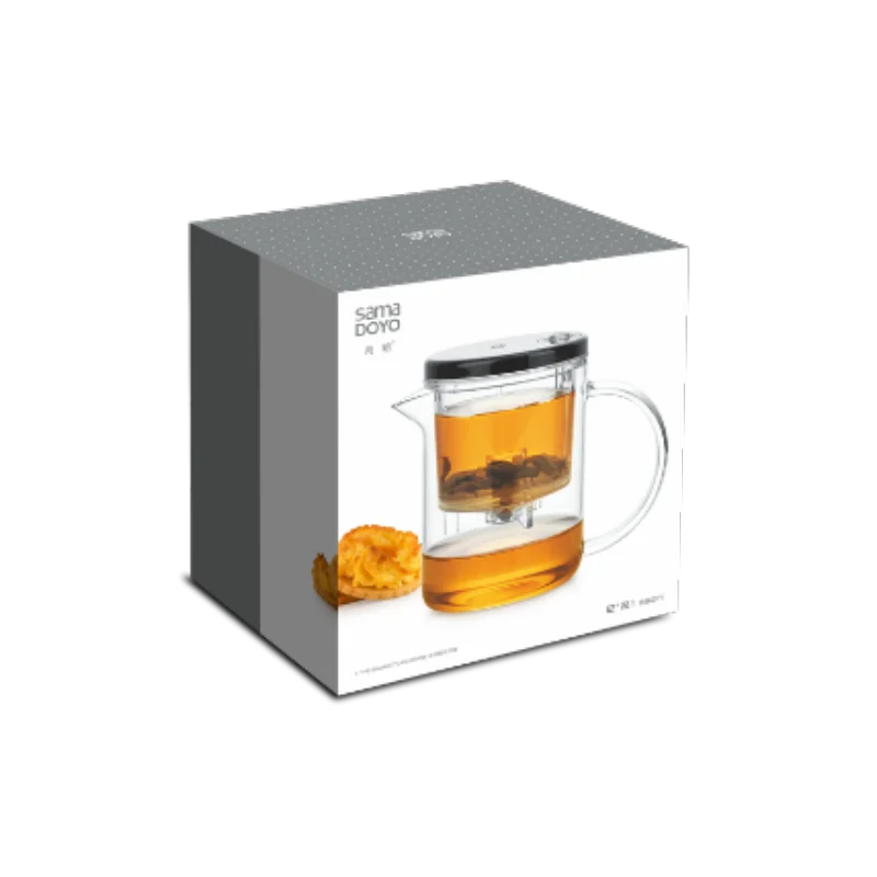 SAMADOYO cup insulation separation bubble teapot heat-resistant glass teapot simple filter tea cup