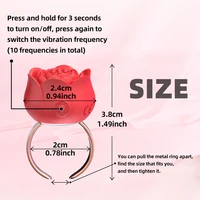 Vibrator Ring Klitoris Vibrator Offene Finger Ringe Für Frauen Mini Größe Klitoris Nippel Massagegeräte Erwachsene Spielzeug Stimulator Sex Spielzeug 6