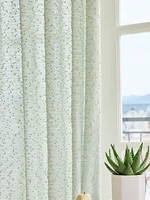 Advanced Green Fragrant Wind Yarn 1PC Curtains for Living Room  Curtains for Bedroom 1