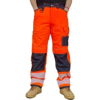 Multifunctional Work Pants with Reflective Tapes