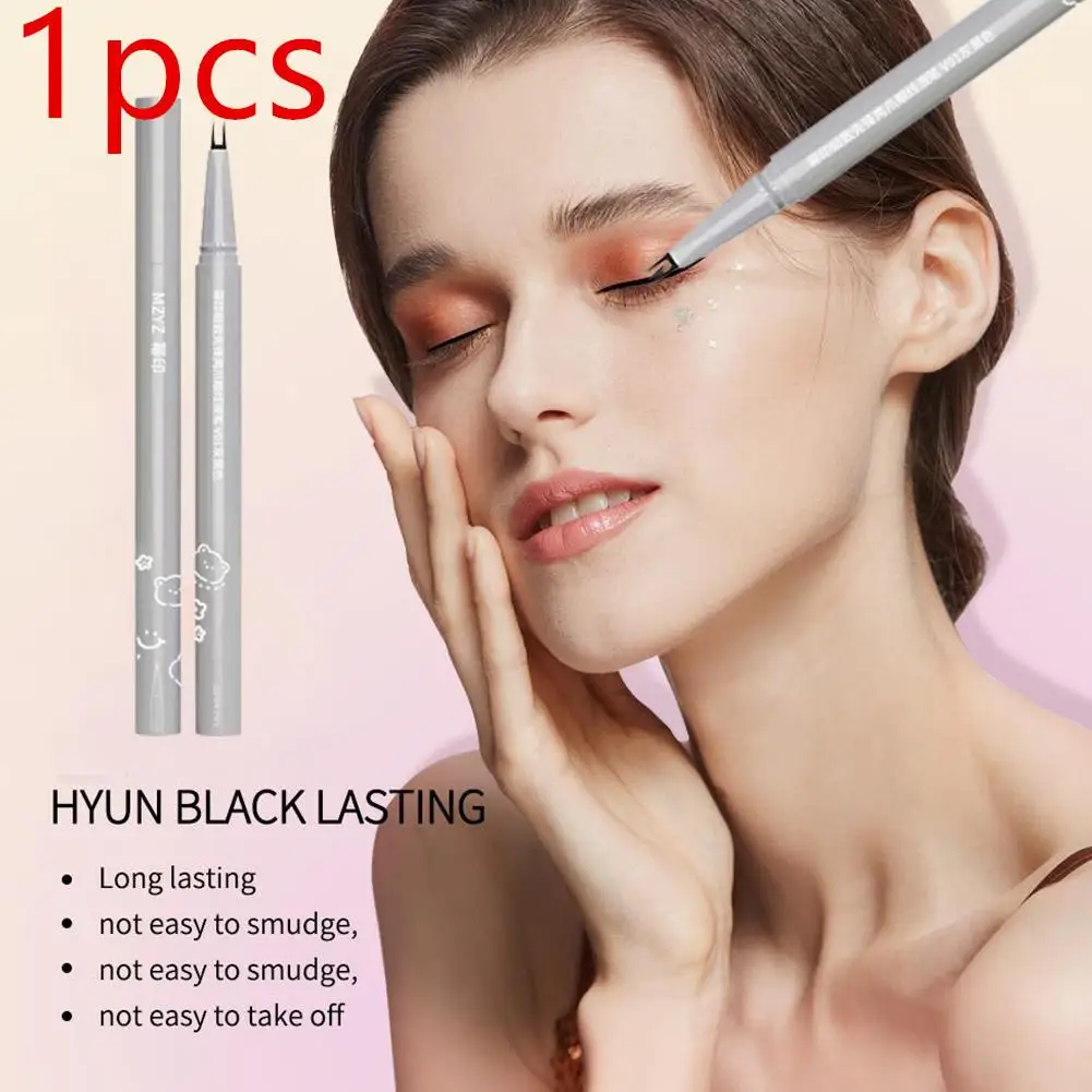 

1pcs Waterproof Liquid Eyeliner Quick Drying Not Bloom Long Lasting Eye Liner Pencil Natural Eyeliner Liquid Pen Cosmetic Tool