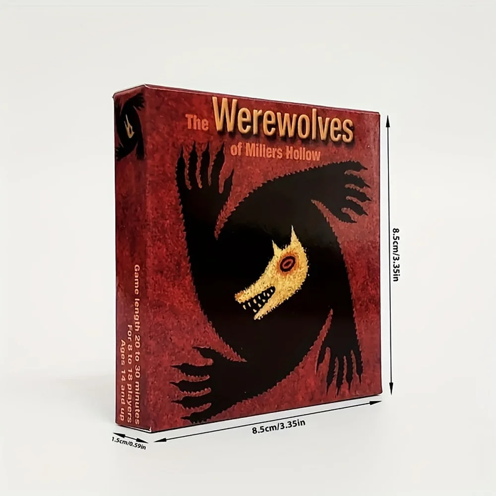Werewolves Board Game Full English Version For Home Party Adult Financing Family Playing Cards Game 24 Cards board game