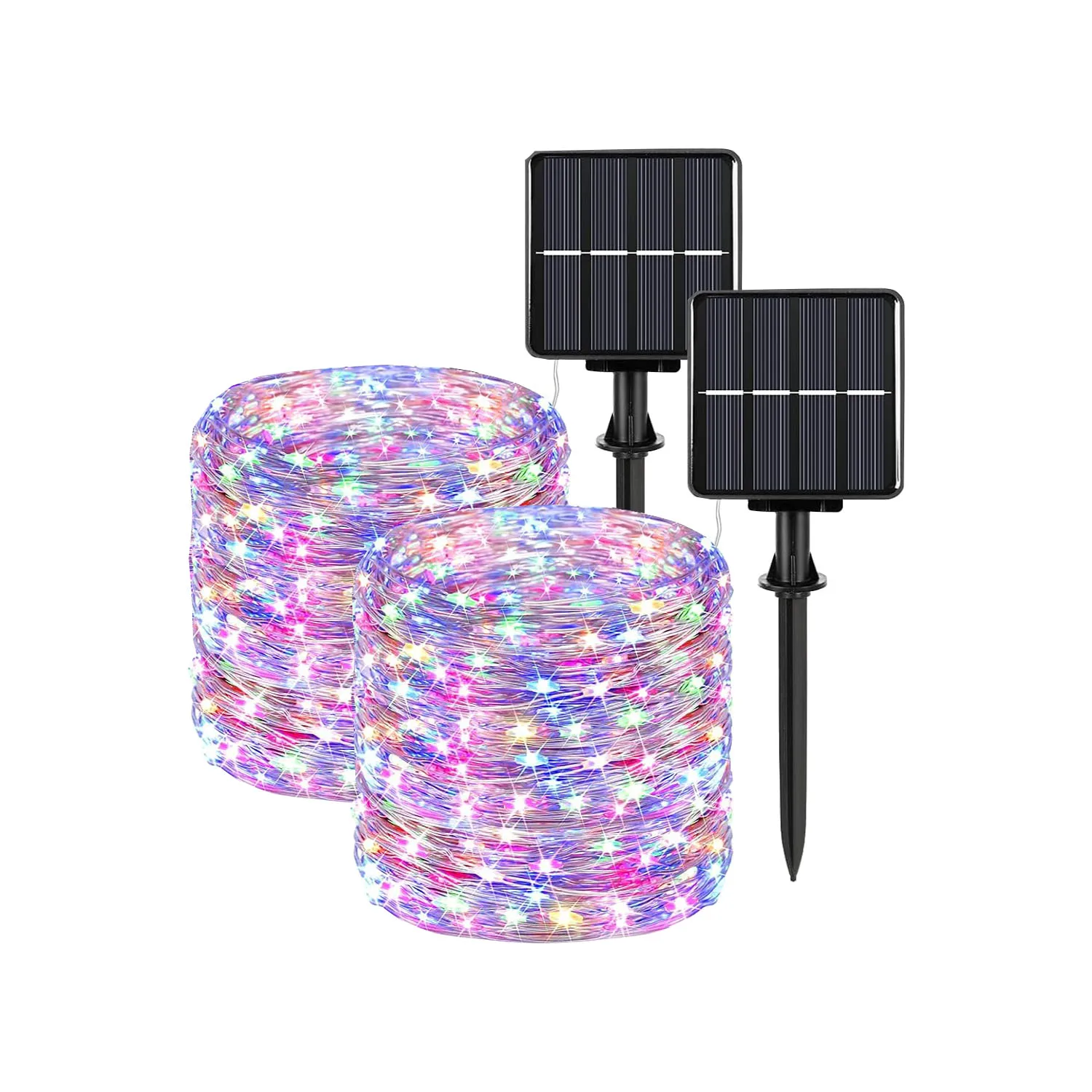 أضواء خارجية مقاومة للماء تعمل بالطاقة الشمسية ، أ...