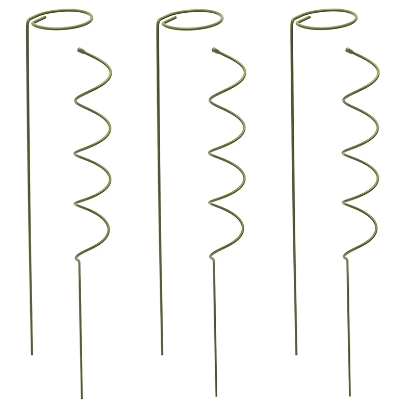 Promotion! Climbing And Stem Plant Support Stakes 16 Inches 3x Single