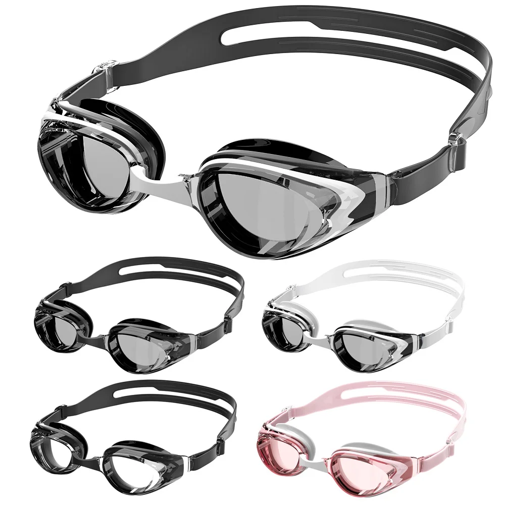 Lunettes de natation professionnelles Anti-buée, étanches, sans fuite, Protection UV 100% pour hommes, femmes et adultes