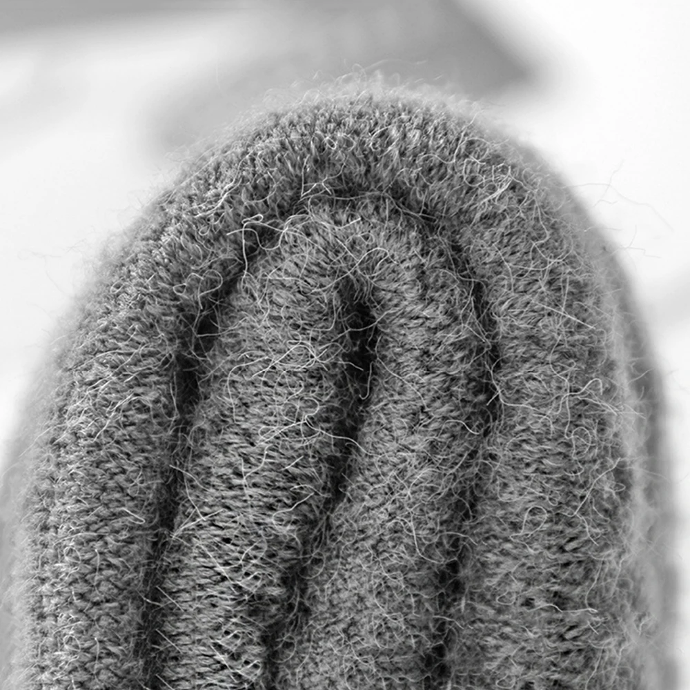 Winter Fingerless Gloves For Women Men Thick Elastic Knitted Alpaca Wool Warm Half Finger Mittens Outdoor Driving Gloves Unisex