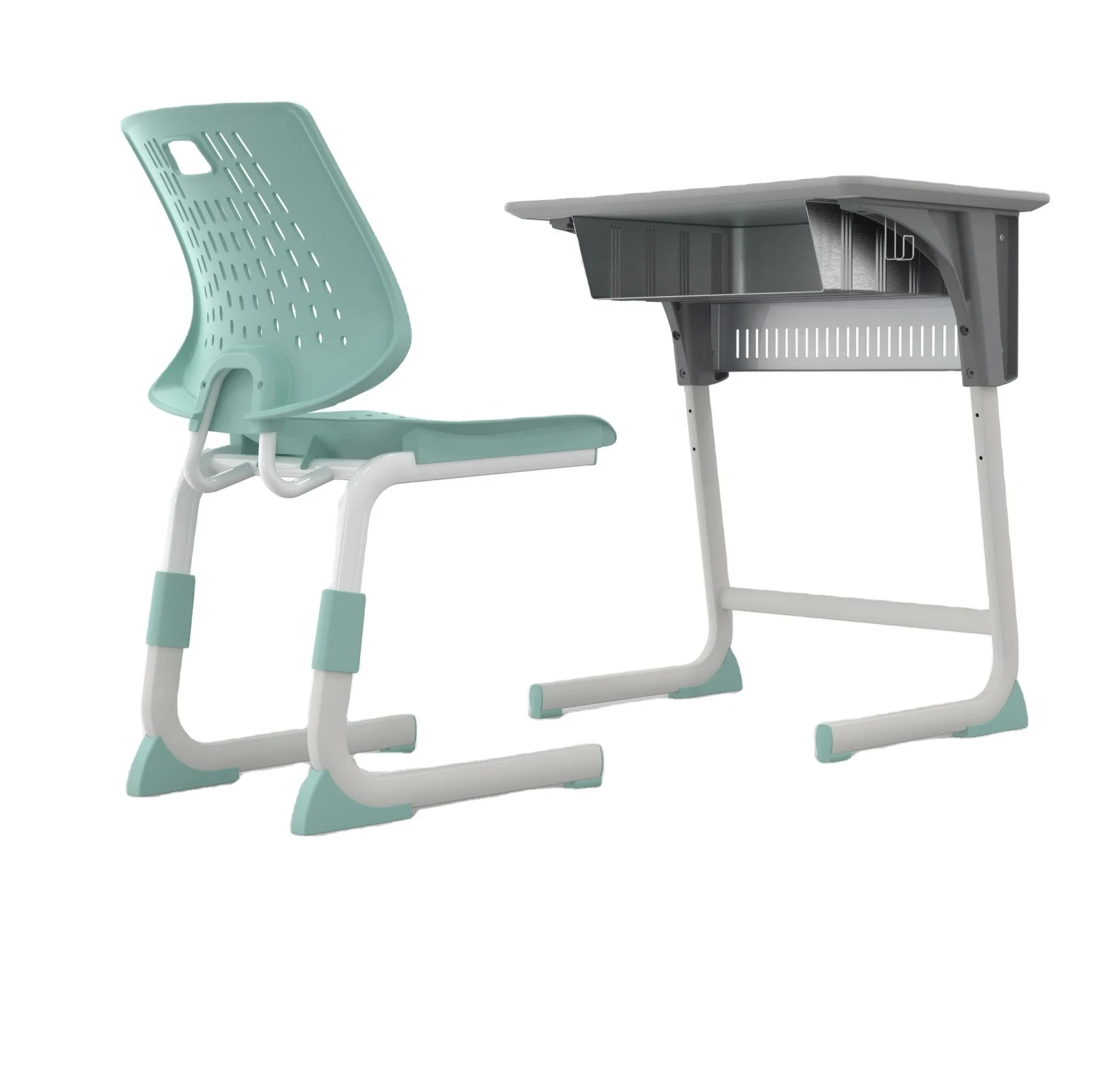 

School set middle grade study table and chairs FM-2161JF