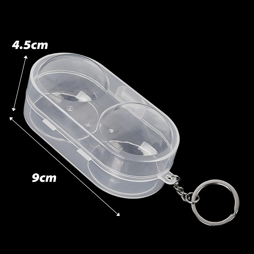 Boîte de rangement réutilisable en plastique pour balles de ping-pong, 2 x 40 mm