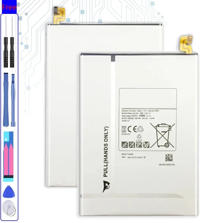 

Tablet Li-Polymer Battery For Samsung Galaxy Tab S2 8.0 SM T710 T715 T715C SM-7710 SM-T715 4000mAh EB-BT710ABE