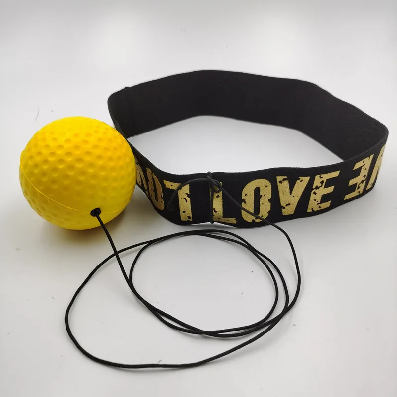 Punching Ball Head-mounted Fighting Speed Sanda Training Boxing Reflex Hand Eye Reaction Home Sandbag Fitness Boxing Equipment