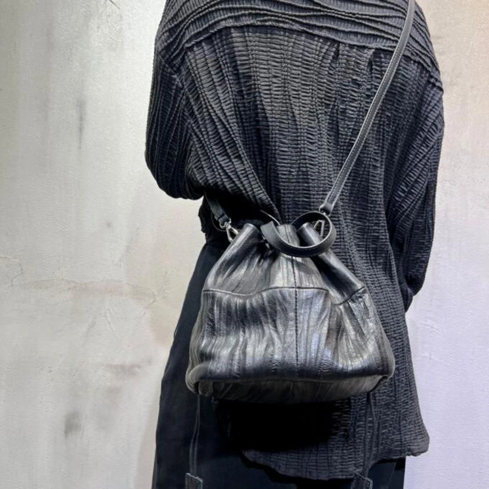 

Fashion Sheep Skin Shoulder Bag for Women Handbags Crossbody Genuine Leather Weekend Small Messenger Bags Purse