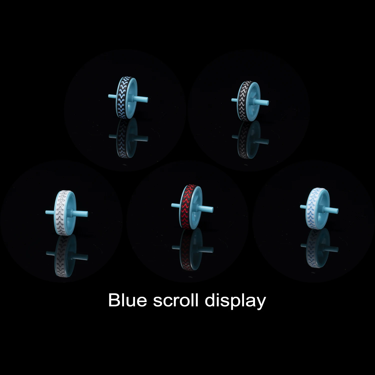 WLmouse Beast 미니 무선 교체 스크롤 휠 및 고무 링 칼라 세트 풀리 마우스 수리 도구 용 BTL 마우스 롤러