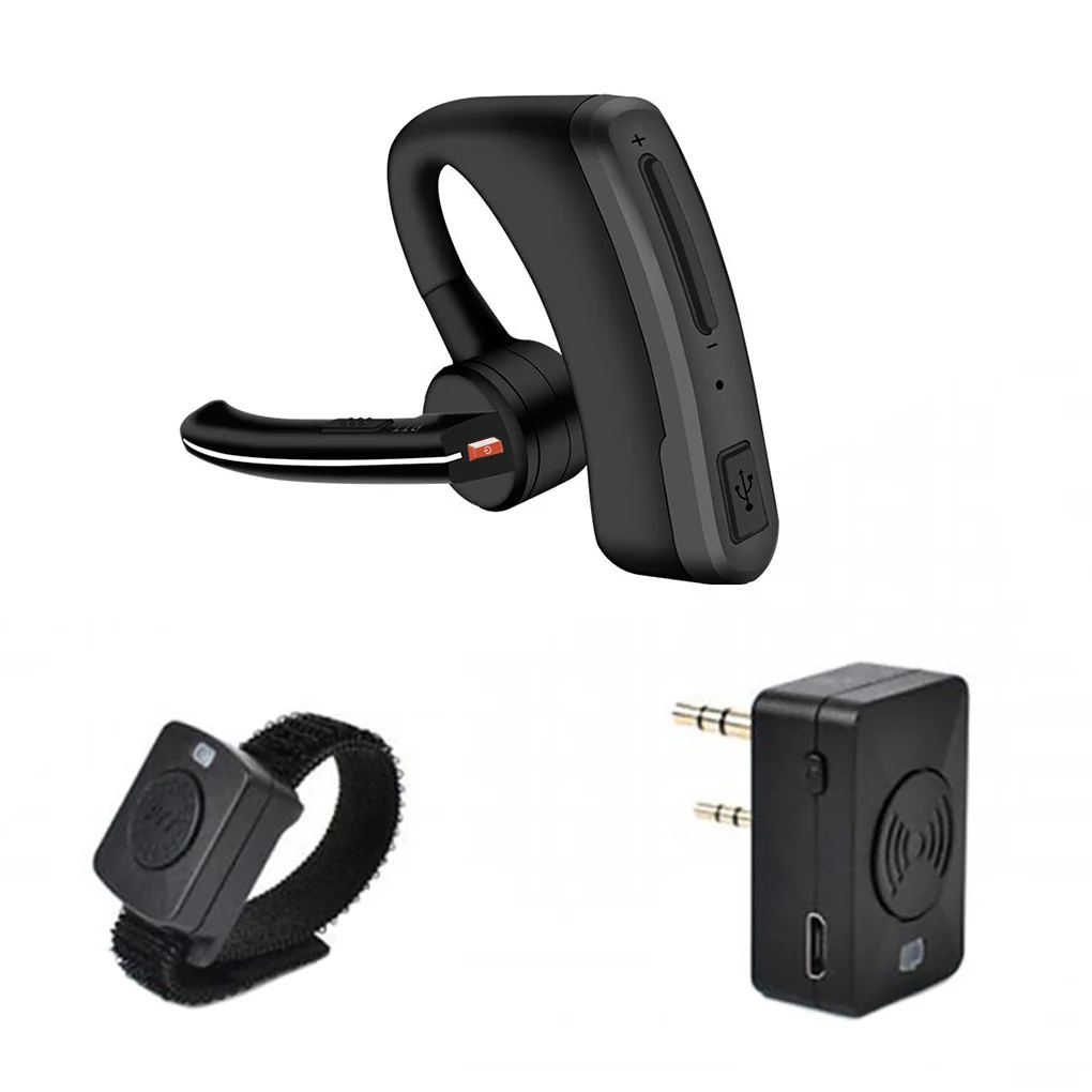 

Walkie Talkie Wireless Headset High Efficient Interphone Fitting Simple Headphone Replacing Part Radio Earpiece