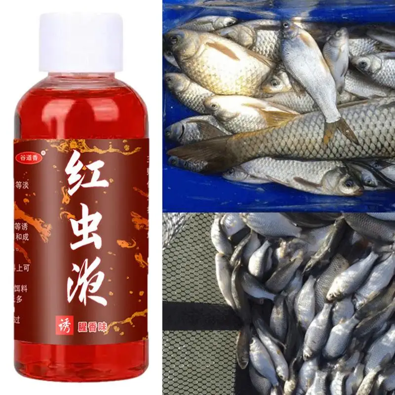 Fish Bait Liquid Attractant Concentrated Red Worm Fish Liquid Attractant  Flavoured Fishing Bait Additive Fishing Baits Deep Sea - Fishing Lures -  AliExpress