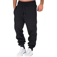 Men Loose Sport Running Sweatpants Winter Warm Fleece Fitness Training Pants Men Straight Trousers Tracksuit Jogging Sportswear - Image 4