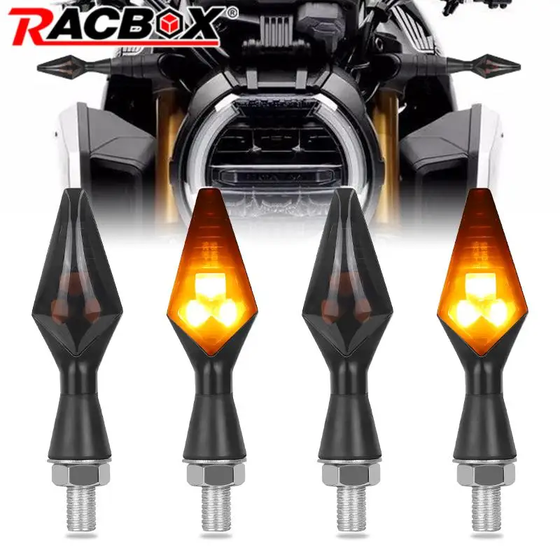 

Светодиодный мини-сигнал поворота для мотоцикла, 8 мм индикатор, мигающая лампа для мотоцикла, светодиодная сигнальная лампа 12 В для Yamaha Bobber Cafe Racer