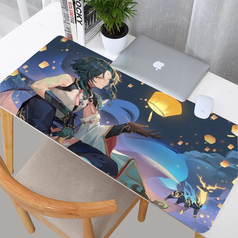 

MRGLZYAnime Game Yuanshen Impact Japanese Mouse Pad Large Mat for Pc Mouse Free Shipping Gaming Accessories Gaming Mouse Pad