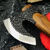 High hardness, sharp, and non sharp edged outdoor obstacle clearing axe, portable and multifunctional tool axe for outdoor use 4