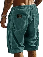 Nouveaux shorts décontractés en velours côtelé rétro pour hommes 2026, pantalons de survêtement unis tendance pour hommes, shorts en velours côtelé Harajuku, nouveaux vêtements pour hommes 5