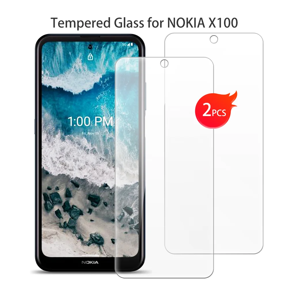 

Защитное закаленное стекло для Nokia X100, 6,67 дюйма, Защитная пленка для экрана смартфона