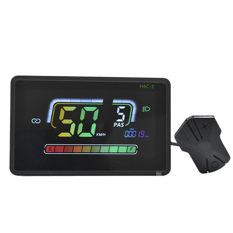 B04C-H6C-2 E-Bike Bluetooth Speedometer LCD Display Electric Scooter Meter Dashboard UART For Mountain Electric Bike