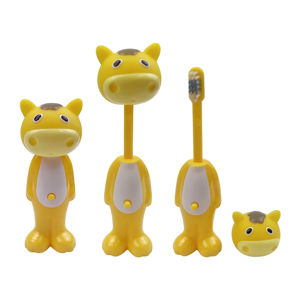 5-Piece Cute Cartoon Soft Bristle Toothbrush Set