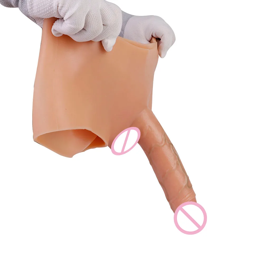 ORALSX Realistic Strap-on Dildo Pants High Elastic Wearable Solid Penis Anal Plug Sex Toys For Lesbian Woman Sexual Pleasure 18+