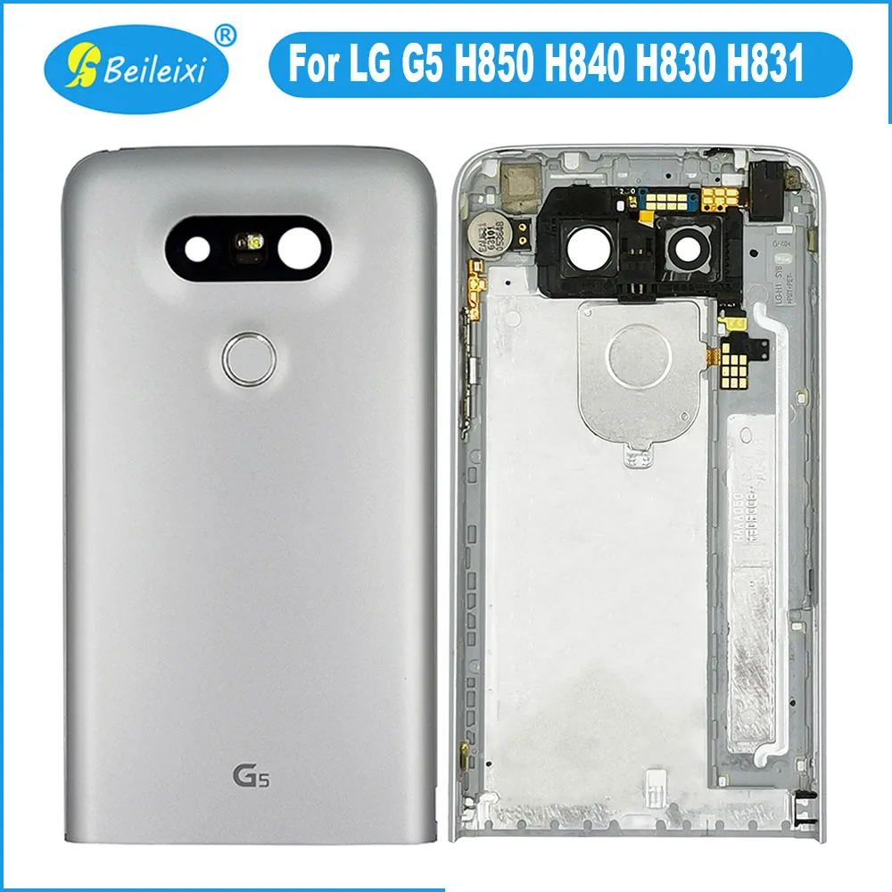 

Metal Battery Back Cover Protective Housing Durable Cover With Side Button For LG G5 H850 H840 H830 H831 VS987 F700S H845 H860