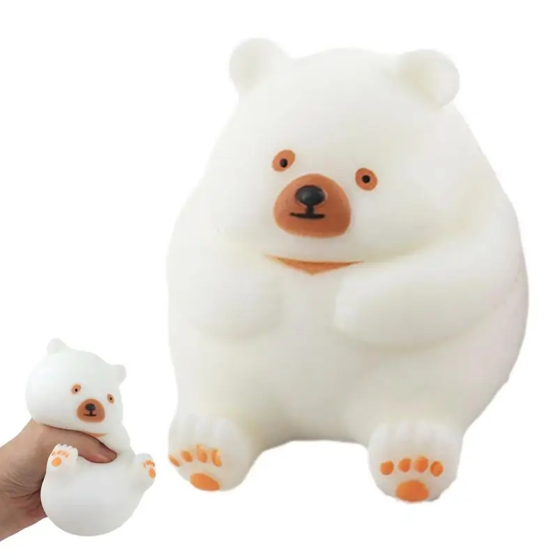 

Медведь, игрушки-сжималки, захват и захват, сенсорная игрушка-антистресс из термопластичной резины, Сжимаемый медведь для снятия стресса, медленно восстанавливающее форму животное, Mochi, рождественский подарок