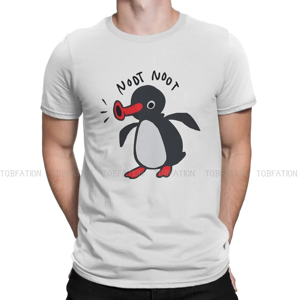 

Футболки Noot Pingu Pinga Penguin TV из 100% хлопка, Классические Оригинальные мужские футболки, Забавные топы, размеры