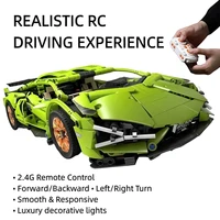 1:14 RC MOC Technical Racing Car Building Blocks with Electronic Motor, 1280PCS Interconnecting Blocks DIY Model Car Constructio 2