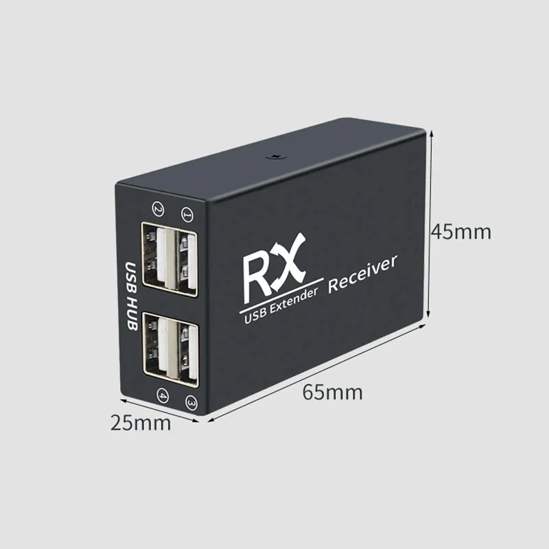 4 Ports USB 2.0 Extender Over Rj45 CAT6 Cable 120M 4 USB Hub Adapter for Laptop