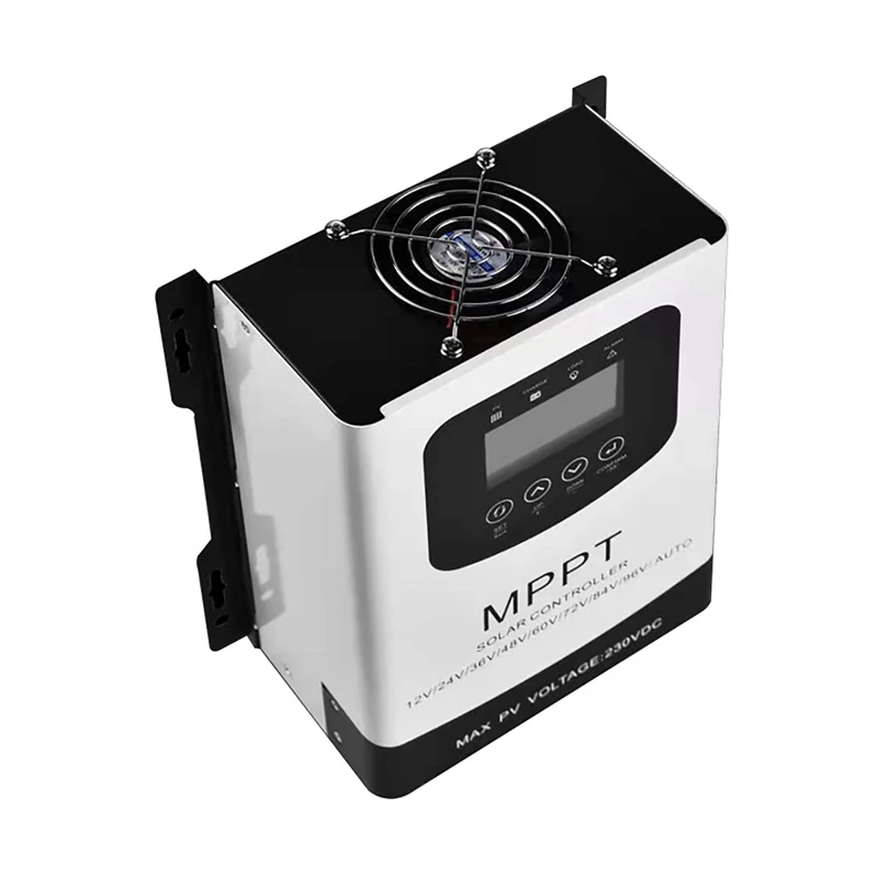 50A 60A MPPT Solar Charge Discharge Controller Regulator LCD Touch Screen 12V 24V 48V 60V 72V 96V Battery solar charger solar battery charge controller
