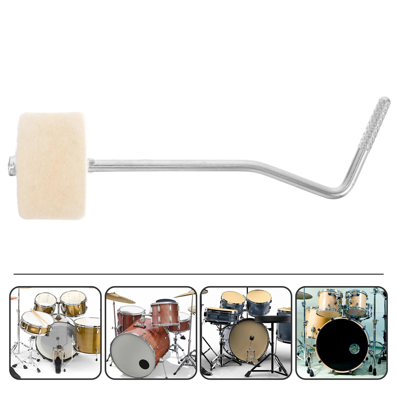 

Bass Drum Musical Instrument Accessories Hammer Head Bass Drum Double Pedal Metal and Parts