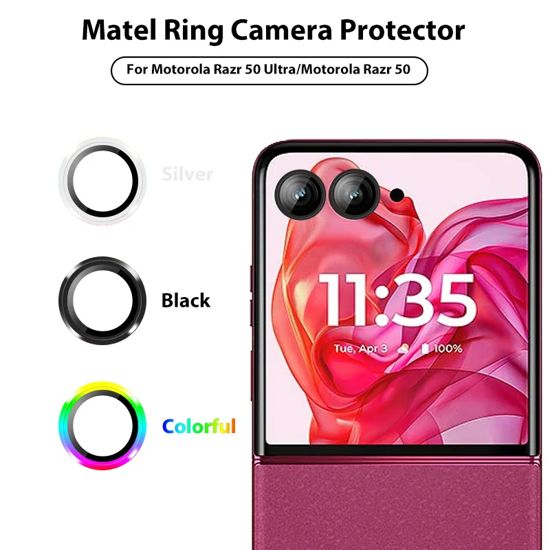 Ultra HD 3D Camera Protector with Metal Rear Ring