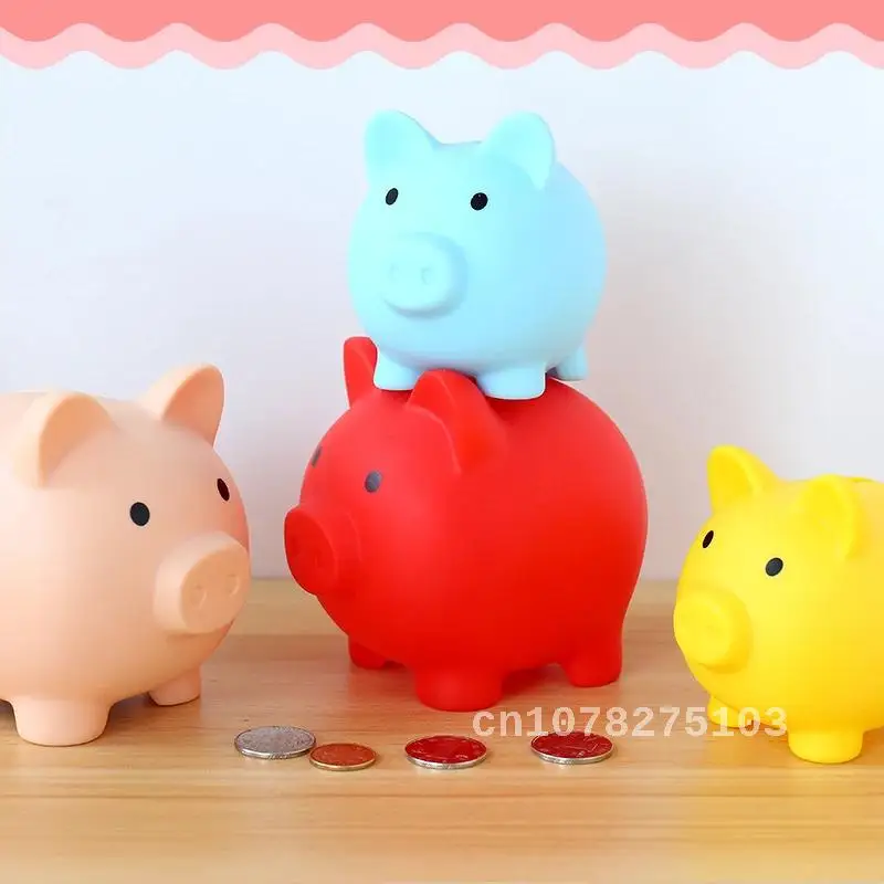 

Cute Ceramic Piggy Bank for Children, Saving Cash Coin, Money Box, Toy Gifts for Kids