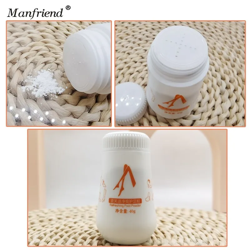 Smelly Feet Repair Peculiar Smell Powder Plantar Fungal Infections Smelly Shoes Care Dry Salicylic Acid Foot Care Portable 40g