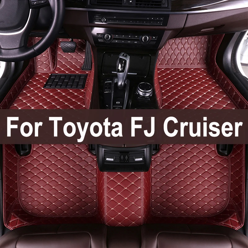 

Car Mats For Toyota FJ Cruiser XJ10 2007~2022 Auto Durable Carpet Rugs Leather Mat Waterproof Floor Pad Full Set Car Accessories